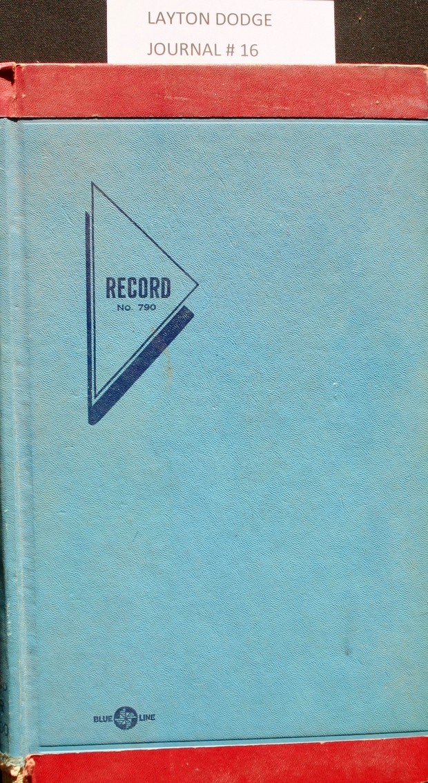 1966-67 Layton Dodge scorebook#16 hockey leagues