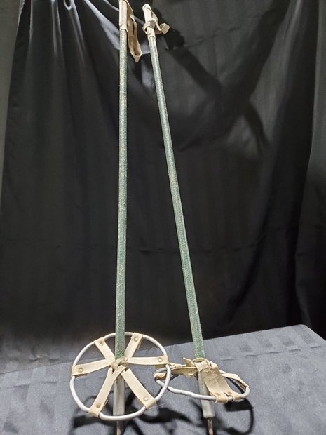 1960 ski poles