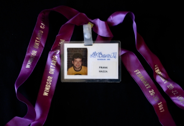 1987 Frank Mazza 2 neck ribbons Windsor 1985