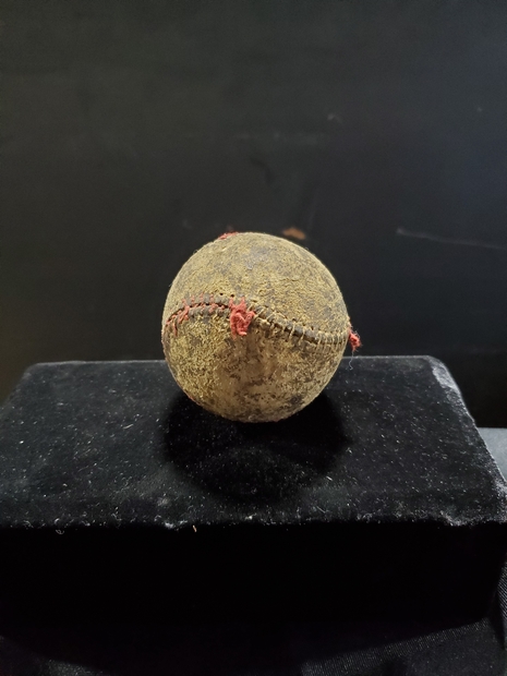 Older 9" leather covered baseball