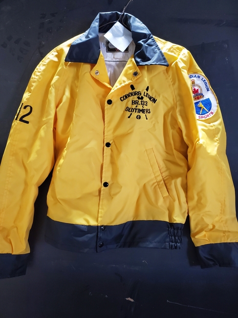 Cobourg Mens Old Timers Slow Pitch nylon jacket