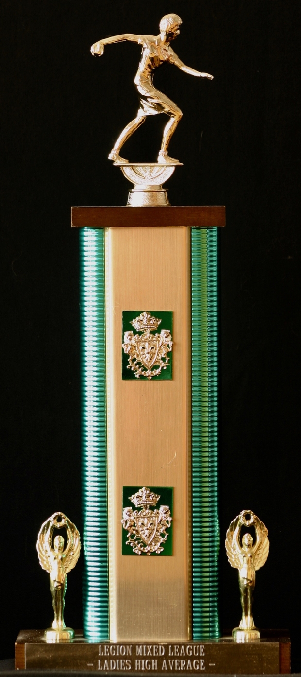 Cobourg Legion Mixed League Bowling trophy
