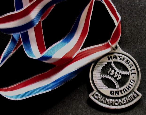 1999 Cobourg Legion Baseball medallion Champs