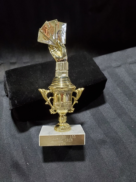 1986 Cobourg Legion Cribbage trophy
