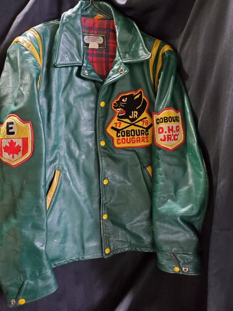 1978 Cobourg Cougars leather jacket