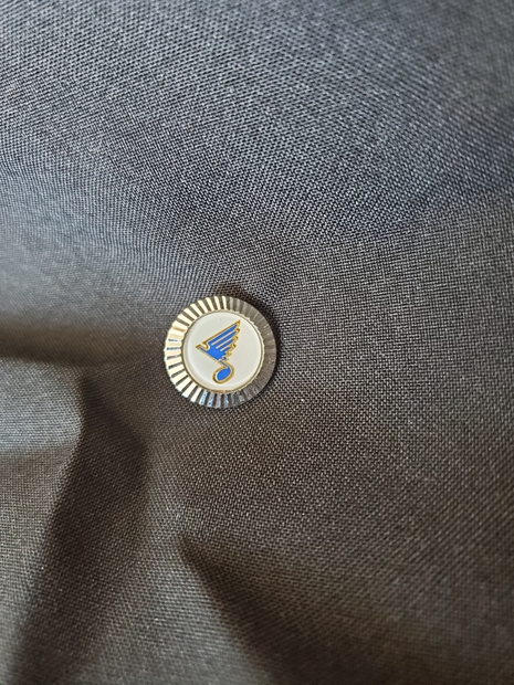 Gord Brooks St Louis lapel pin