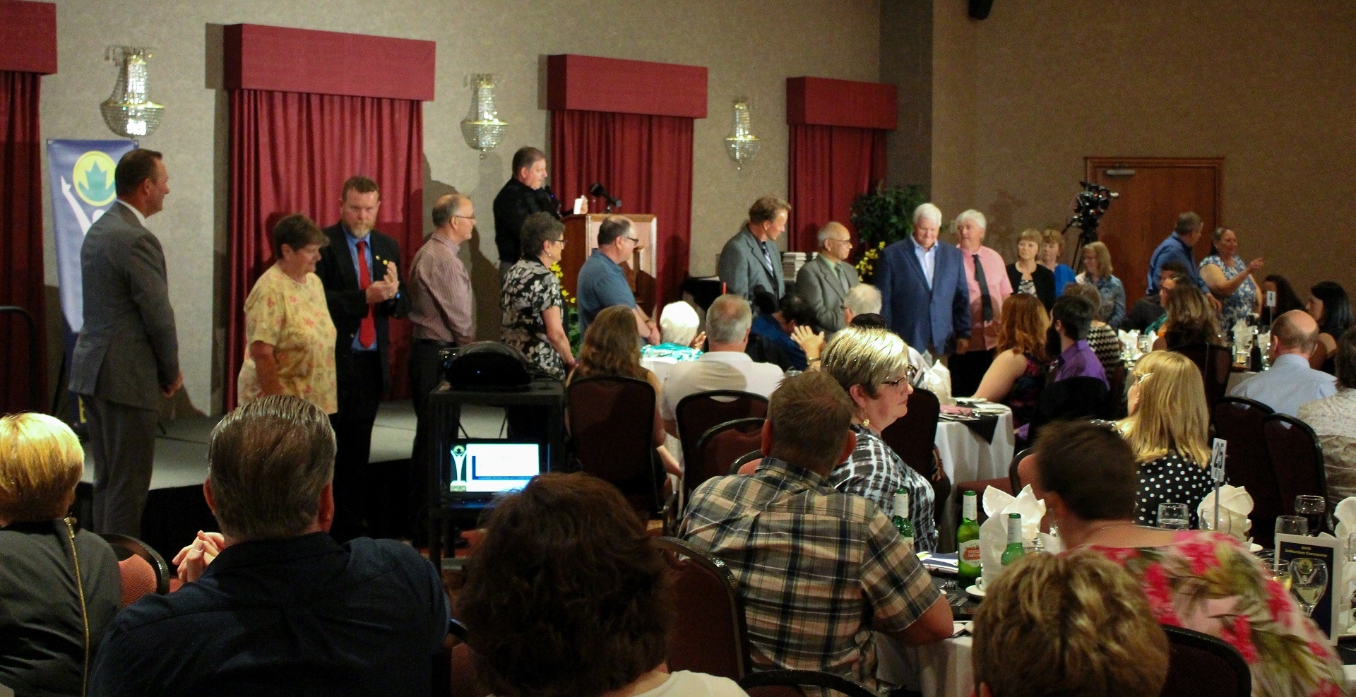 All Attendees welcoming All Inductees