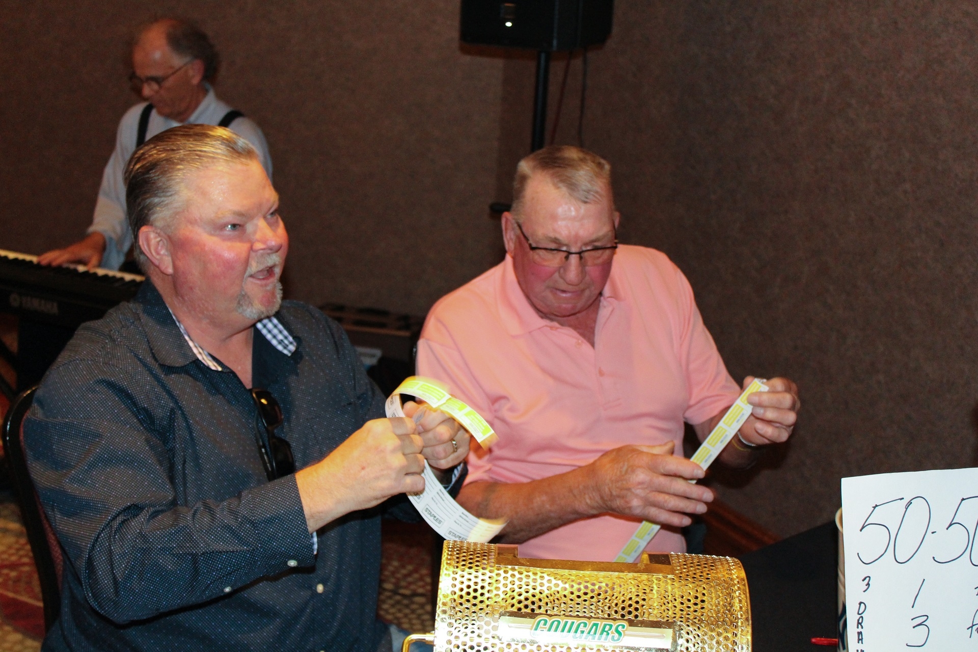 Gigs and Cowboy selling 50-50