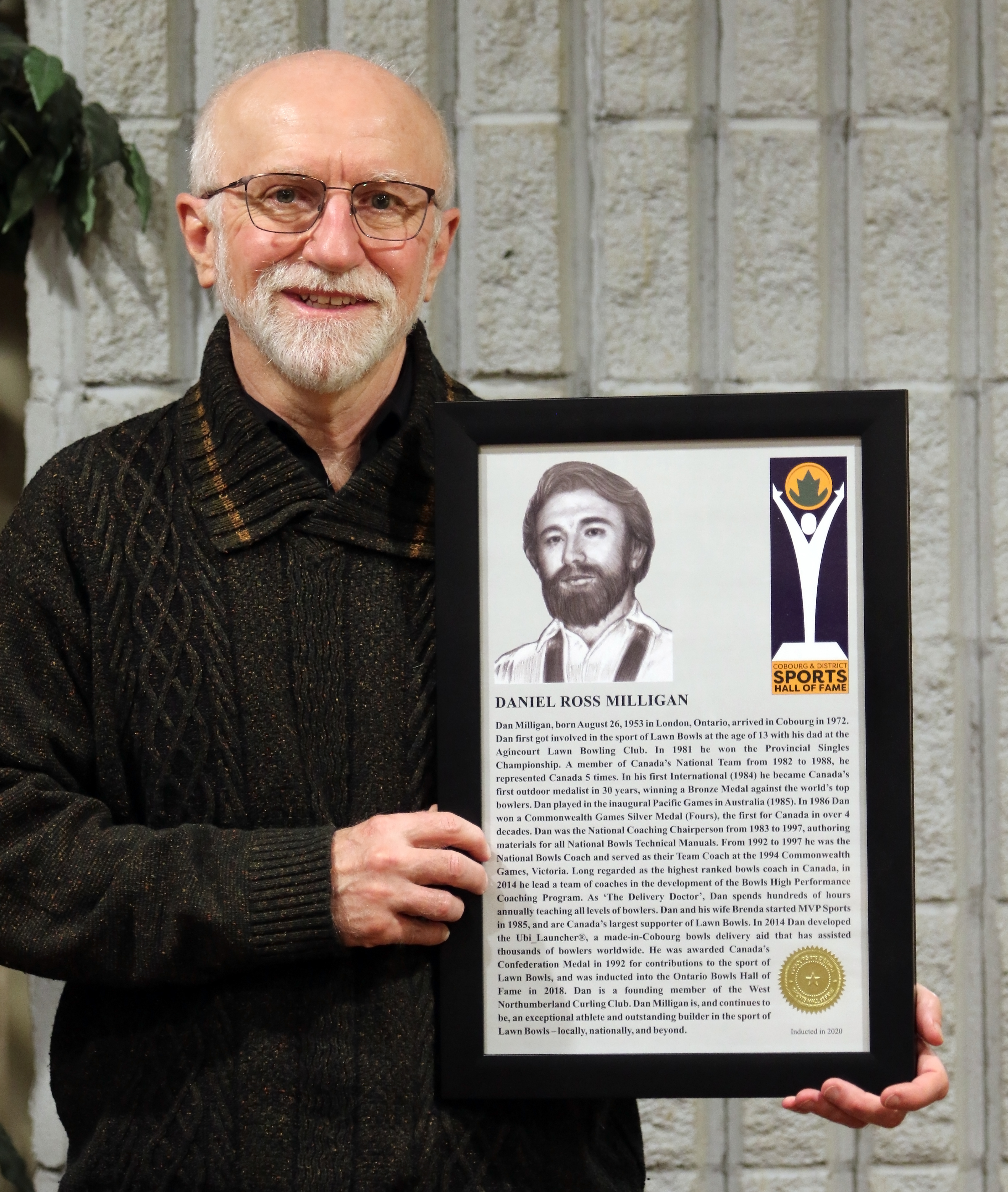 Inductee Dan Milligan